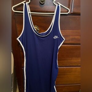 Nike blue tee shirt dress